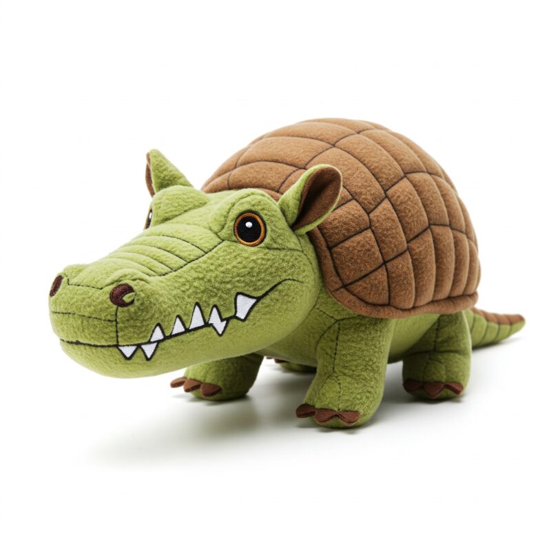 Crocodillo the Armored Snapper™ – A Bold Hybrid Plush | Abnomals™ Exclusive