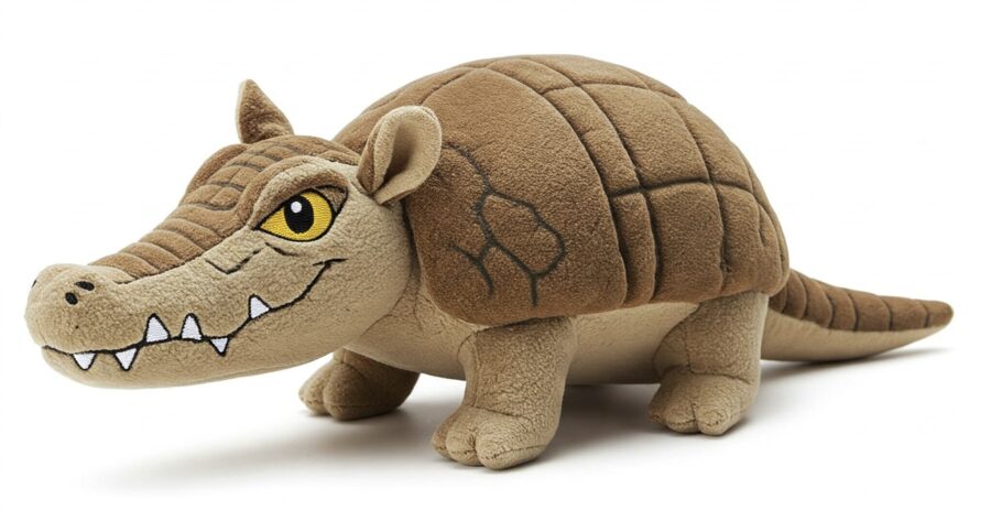 Crocodillo the Armored Snapper™ – A Bold Hybrid Plush | Abnomals™ Exclusive