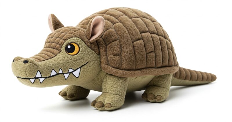 Crocodillo the Armored Snapper™ – A Bold Hybrid Plush | Abnomals™ Exclusive