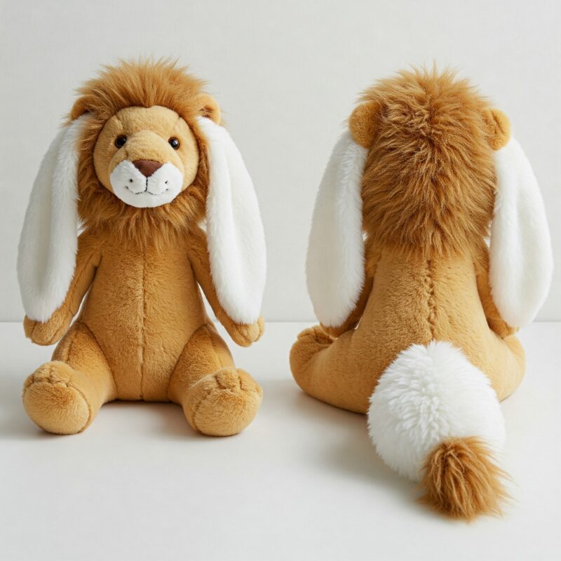 Fluffaroo the Cotton-Tailed Lion™ – Adorably Fierce Hybrid Plush | Abnomals™ Exclusive