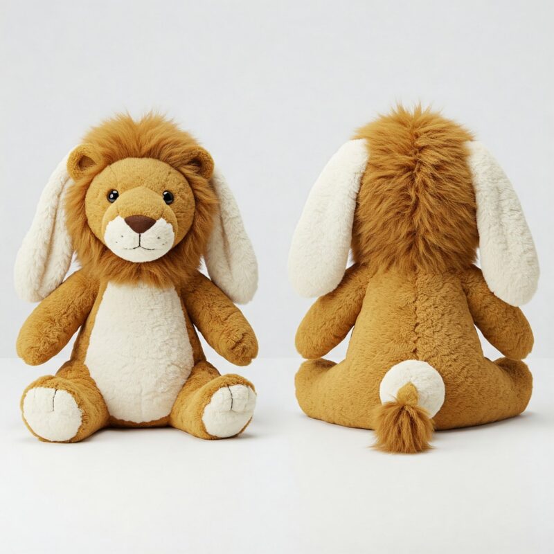 Fluffaroo the Cotton-Tailed Lion™ – Adorably Fierce Hybrid Plush | Abnomals™ Exclusive