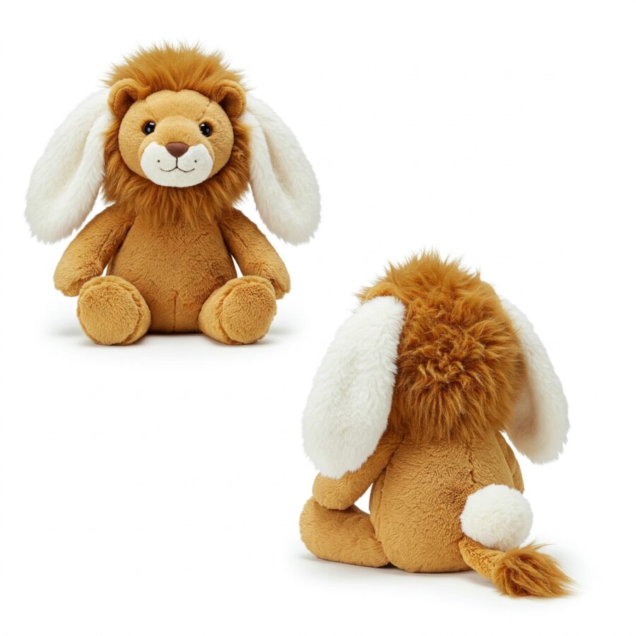 Fluffaroo the Cotton-Tailed Lion™ – Adorably Fierce Hybrid Plush | Abnomals™ Exclusive