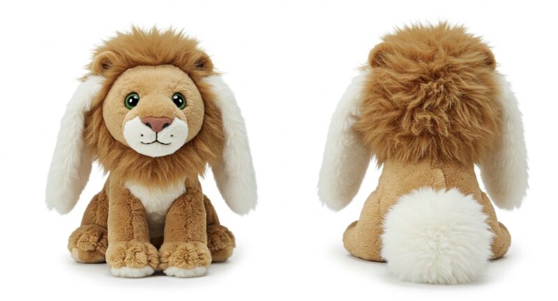 Fluffaroo the Cotton-Tailed Lion™ – Adorably Fierce Hybrid Plush | Abnomals™ Exclusive