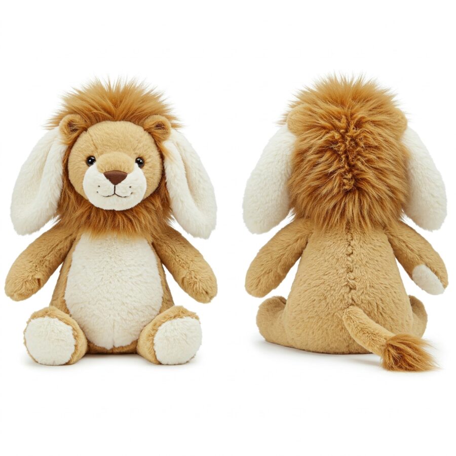 Fluffaroo the Cotton-Tailed Lion™ – Adorably Fierce Hybrid Plush | Abnomals™ Exclusive