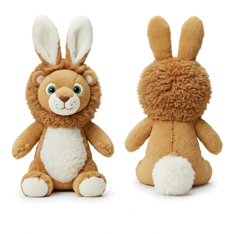 Fluffaroo the Cotton-Tailed Lion™ – Adorably Fierce Hybrid Plush | Abnomals™ Exclusive