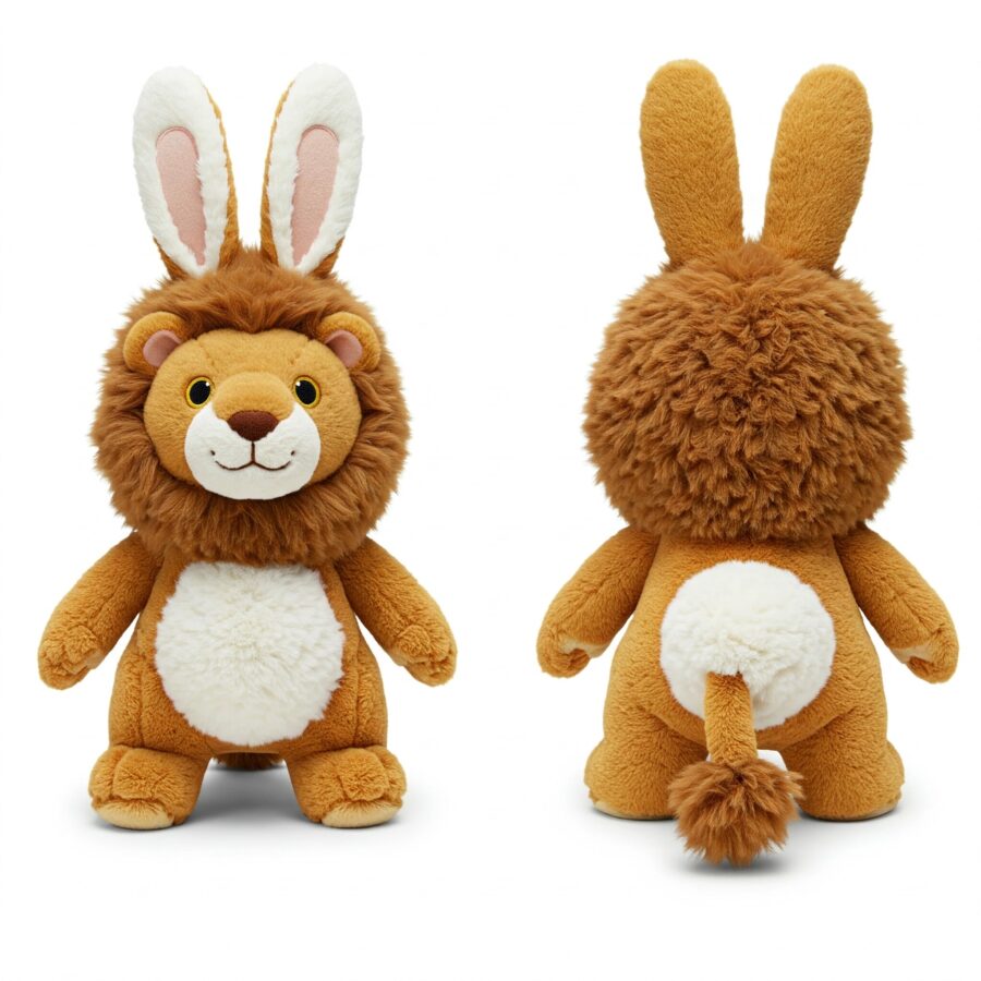 Fluffaroo the Cotton-Tailed Lion™ – Adorably Fierce Hybrid Plush | Abnomals™ Exclusive