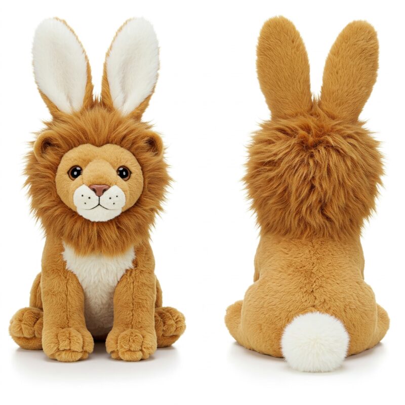 Fluffaroo the Cotton-Tailed Lion™ – Adorably Fierce Hybrid Plush | Abnomals™ Exclusive