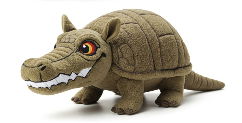 Crocodillo the Armored Snapper™ – A Bold Hybrid Plush | Abnomals™ Exclusive