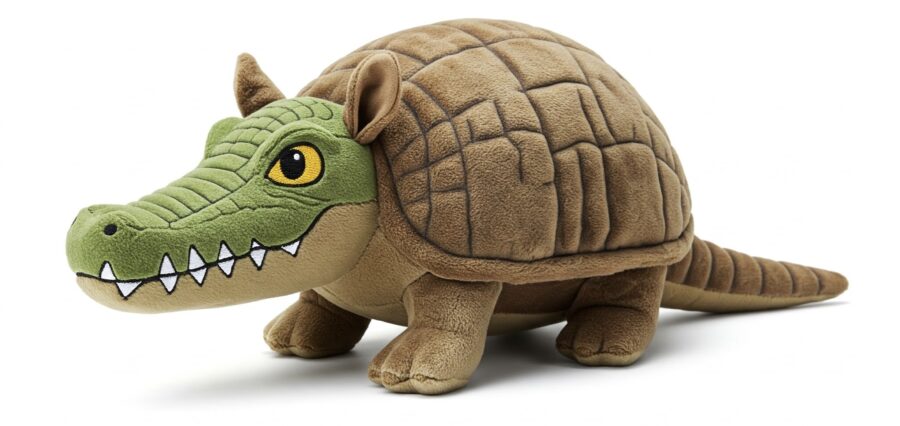 Crocodillo the Armored Snapper™ – A Bold Hybrid Plush | Abnomals™ Exclusive