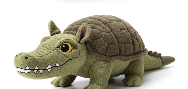 Crocodillo the Armored Snapper™ – A Bold Hybrid Plush | Abnomals™ Exclusive