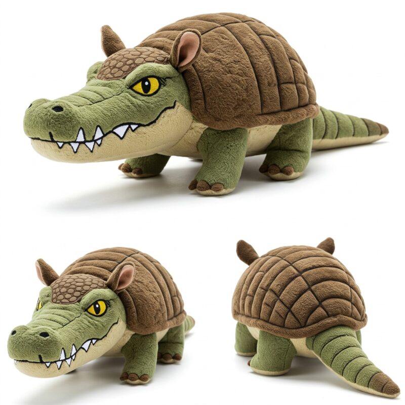 Crocodillo the Armored Snapper™ – A Bold Hybrid Plush | Abnomals™ Exclusive