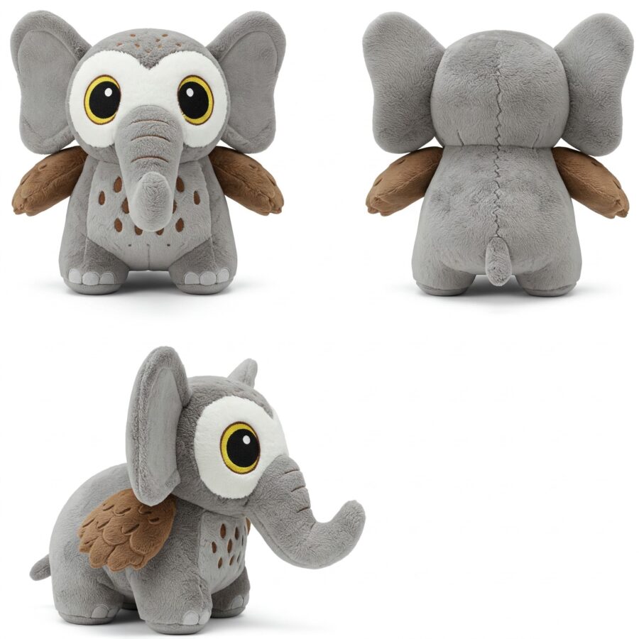 Owlfant the Wise Trunk™ – Enchanting Hybrid Plush Toy | Abnomals™ Exclusive