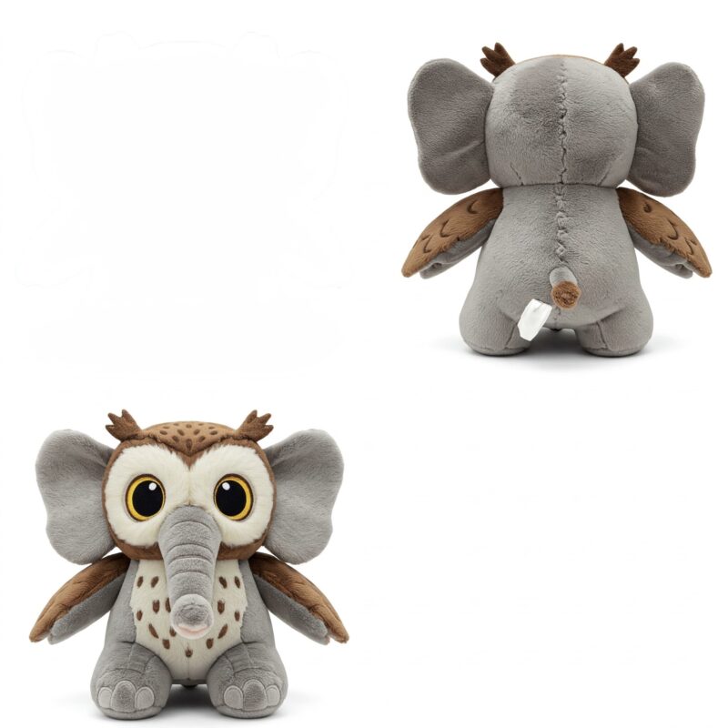 Owlfant the Wise Trunk™ – Enchanting Hybrid Plush Toy | Abnomals™ Exclusive