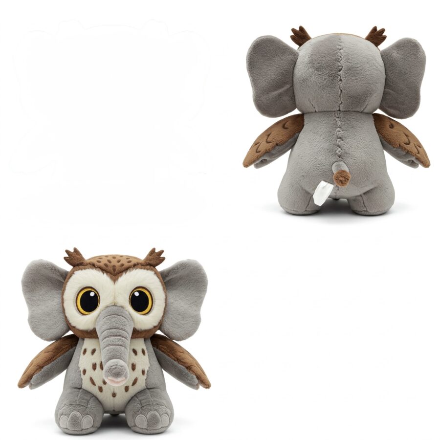 Owlfant the Wise Trunk™ – Enchanting Hybrid Plush Toy | Abnomals™ Exclusive