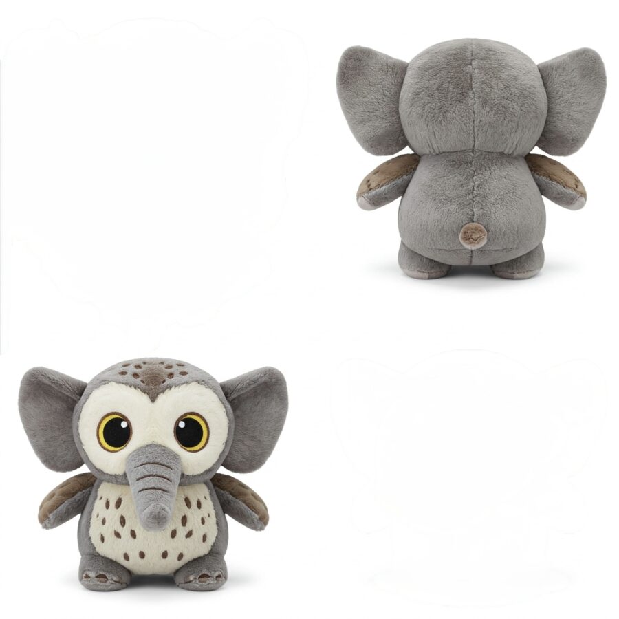 Owlfant the Wise Trunk™ – Enchanting Hybrid Plush Toy | Abnomals™ Exclusive
