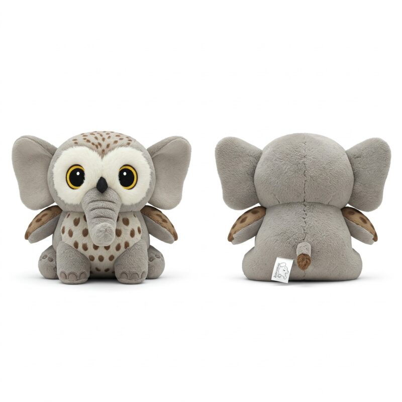 Owlfant the Wise Trunk™ – Enchanting Hybrid Plush Toy | Abnomals™ Exclusive