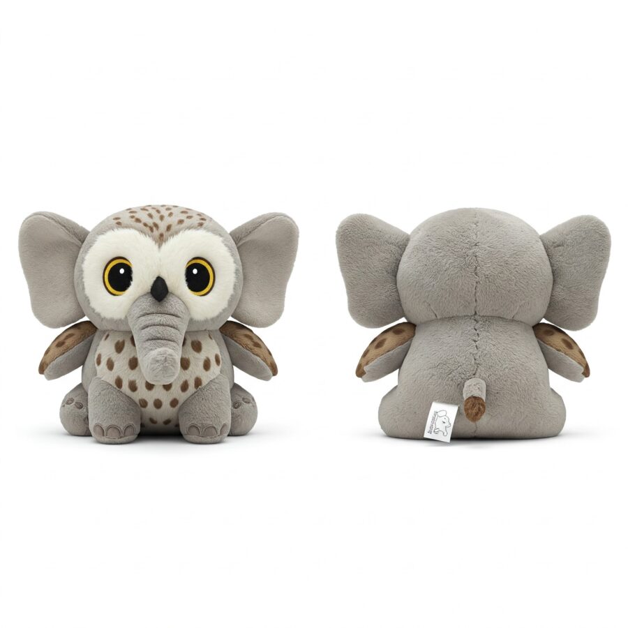 Owlfant the Wise Trunk™ – Enchanting Hybrid Plush Toy | Abnomals™ Exclusive