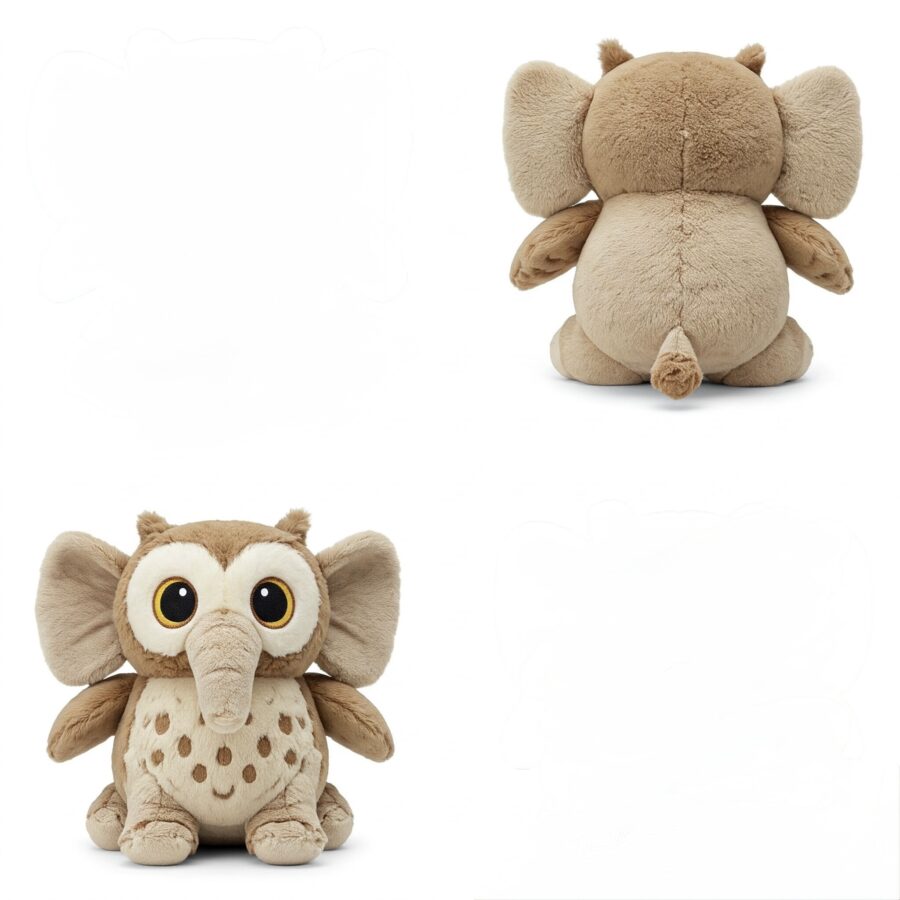 Owlfant the Wise Trunk™ – Enchanting Hybrid Plush Toy | Abnomals™ Exclusive