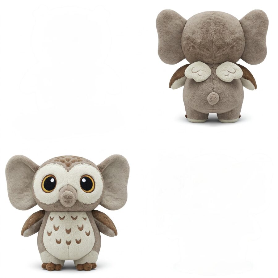 Owlfant the Wise Trunk™ – Enchanting Hybrid Plush Toy | Abnomals™ Exclusive