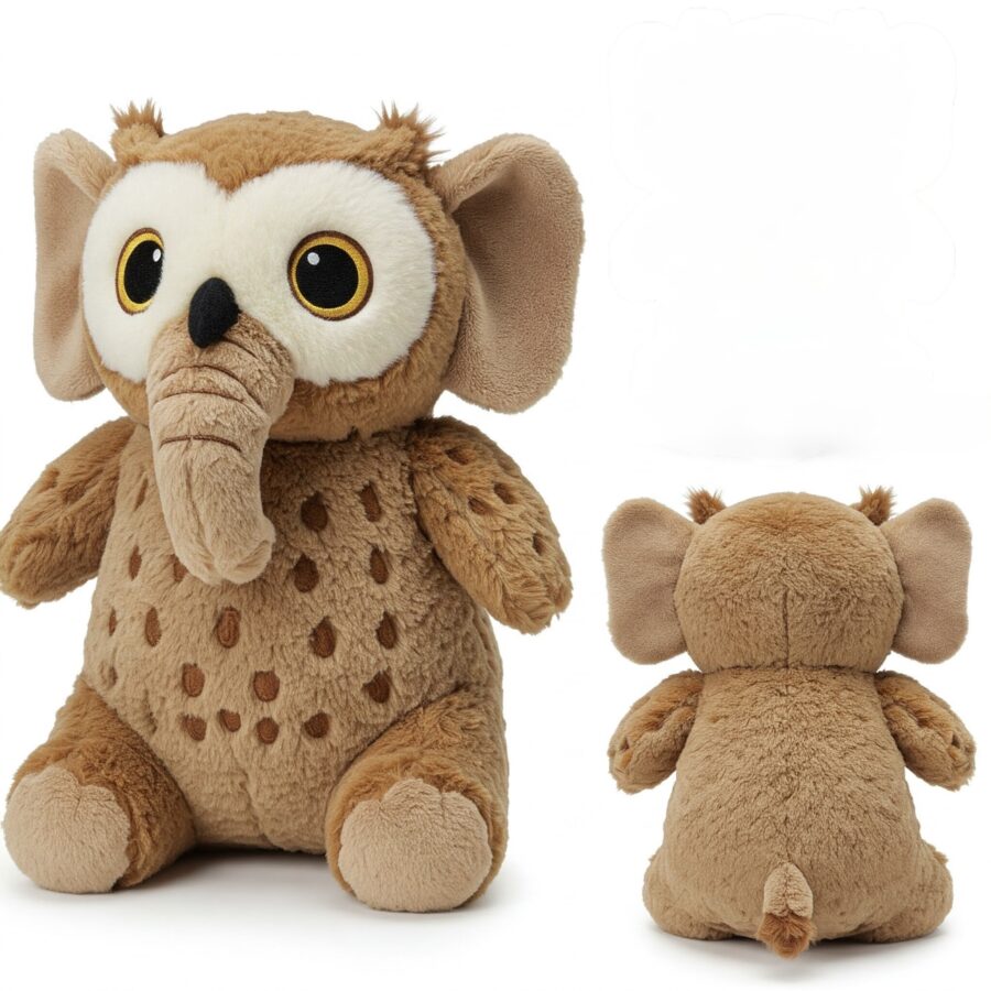 Owlfant the Wise Trunk™ – Enchanting Hybrid Plush Toy | Abnomals™ Exclusive