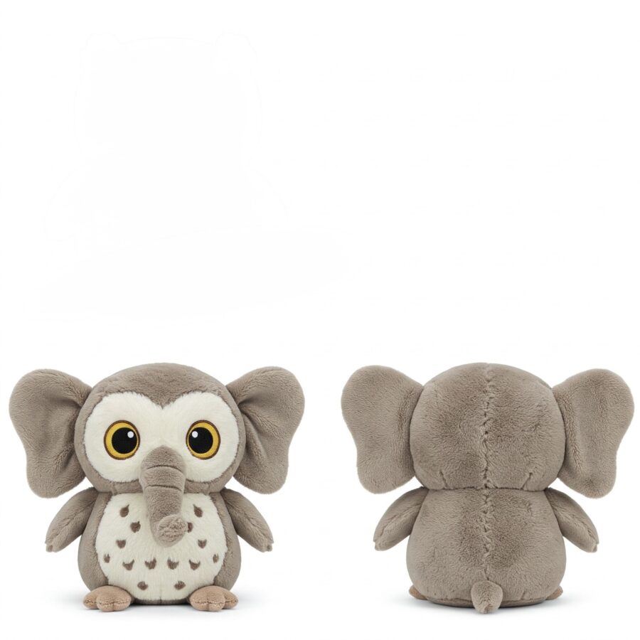 Owlfant the Wise Trunk™ – Enchanting Hybrid Plush Toy | Abnomals™ Exclusive