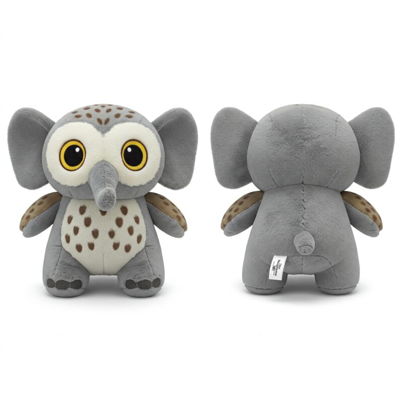 Owlfant the Wise Trunk™ – Enchanting Hybrid Plush Toy | Abnomals™ Exclusive