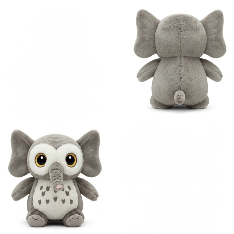 Owlfant the Wise Trunk™ – Enchanting Hybrid Plush Toy | Abnomals™ Exclusive