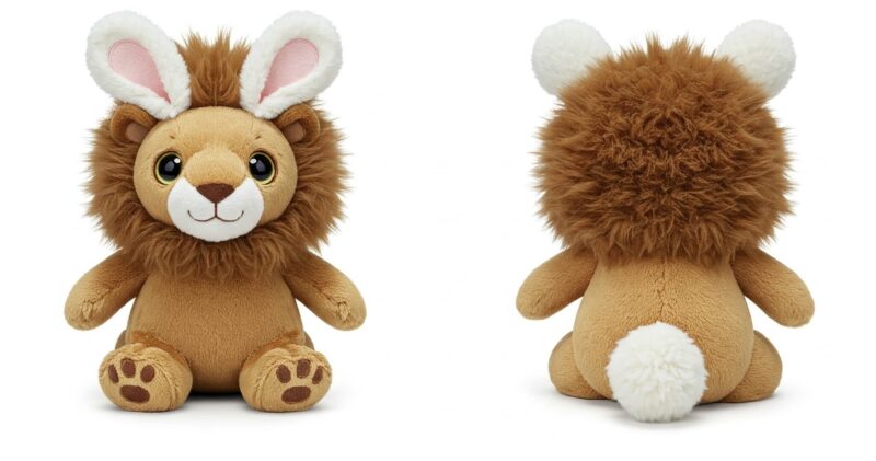 Fluffaroo the Cotton-Tailed Lion™ – Adorably Fierce Hybrid Plush | Abnomals™ Exclusive