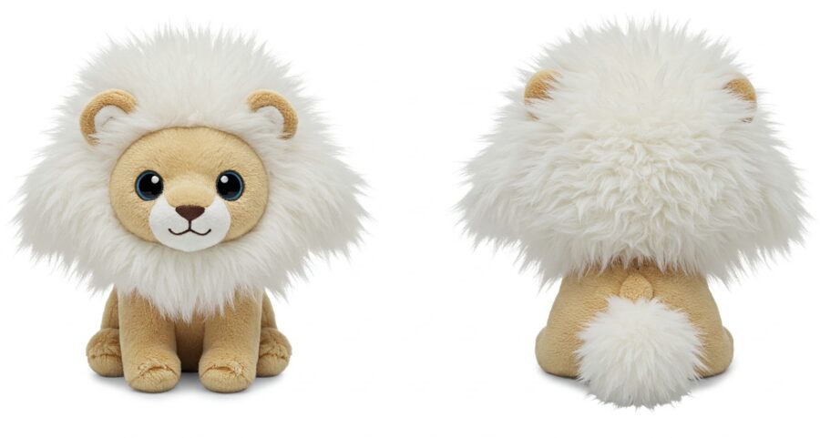 Fluffaroo the Cotton-Tailed Lion™ – Adorably Fierce Hybrid Plush | Abnomals™ Exclusive