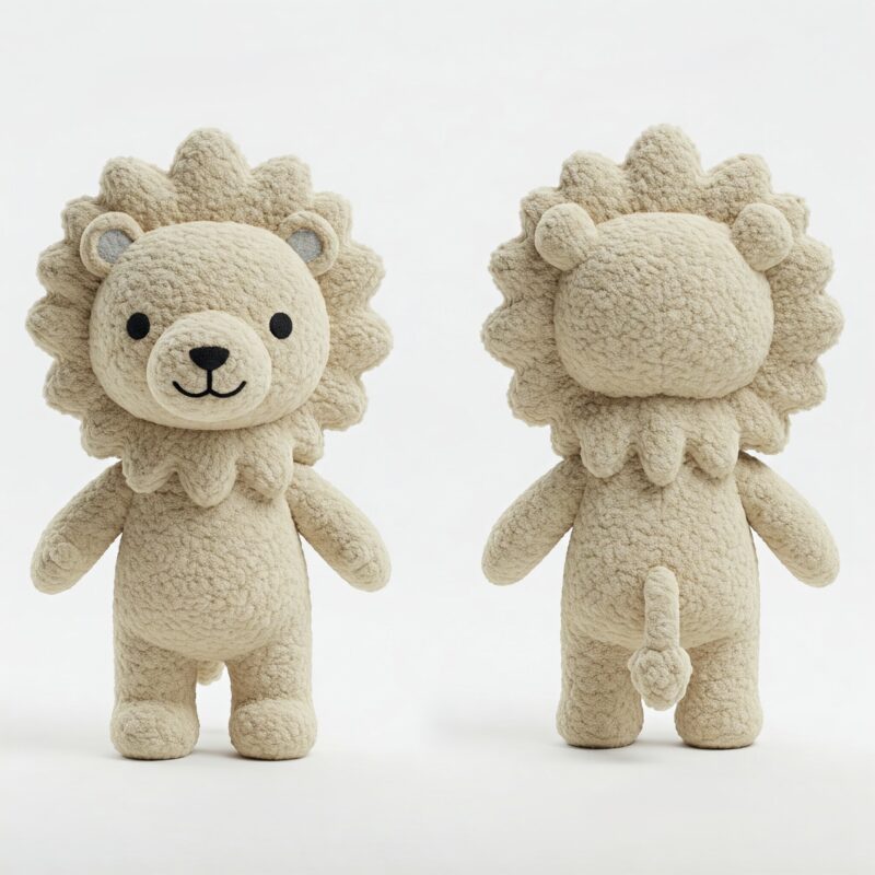 Fluffaroo the Cotton-Tailed Lion™ – Adorably Fierce Hybrid Plush | Abnomals™ Exclusive