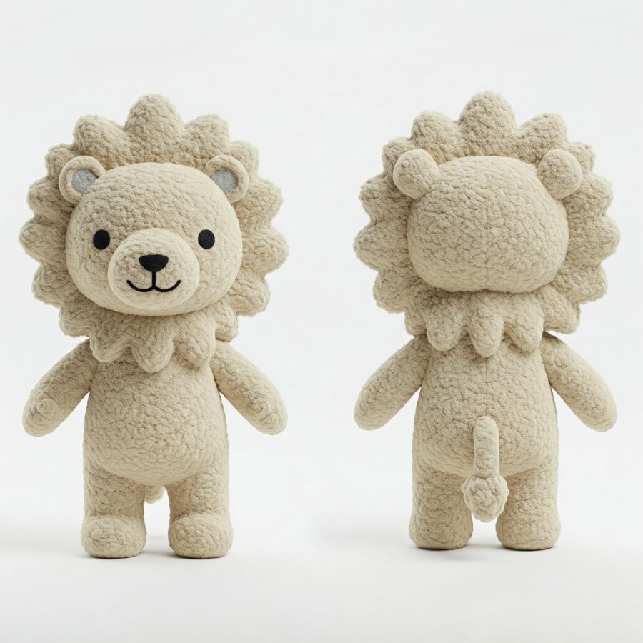 Fluffaroo the Cotton-Tailed Lion™ – Adorably Fierce Hybrid Plush | Abnomals™ Exclusive