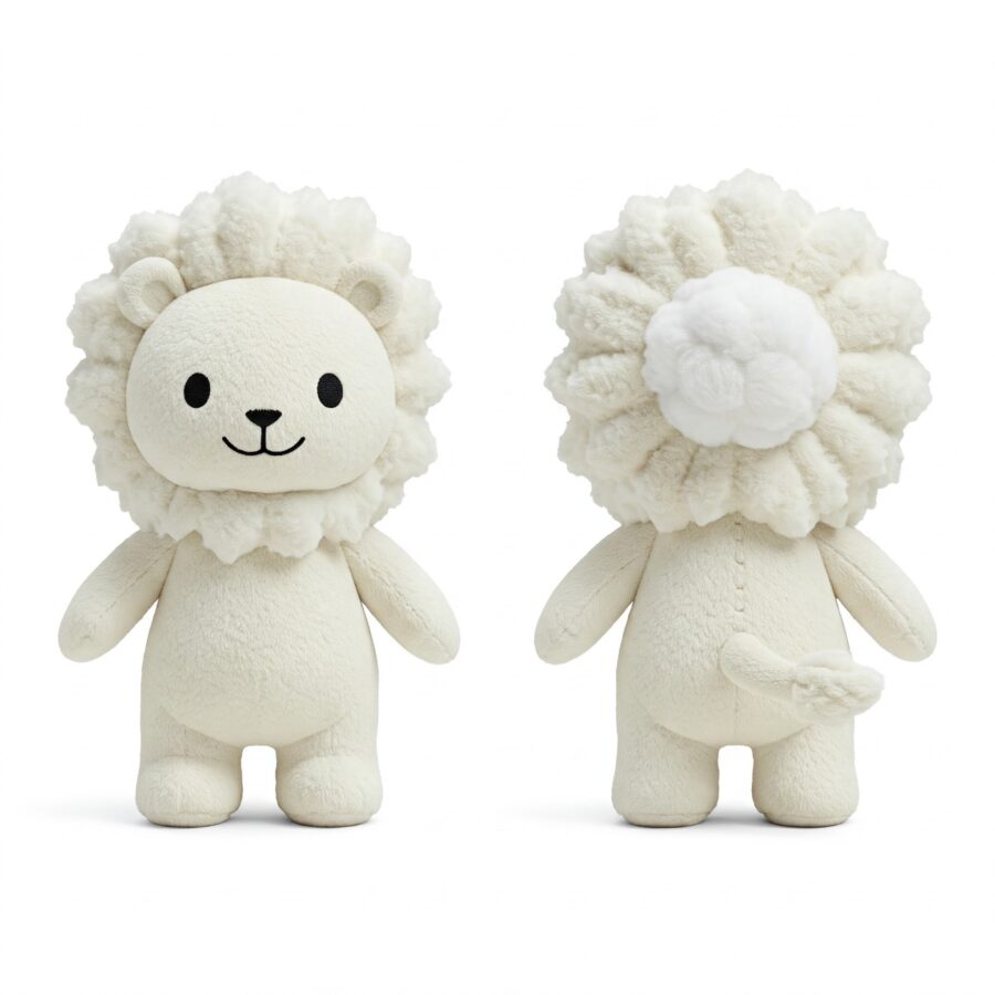 Fluffaroo the Cotton-Tailed Lion™ – Adorably Fierce Hybrid Plush | Abnomals™ Exclusive