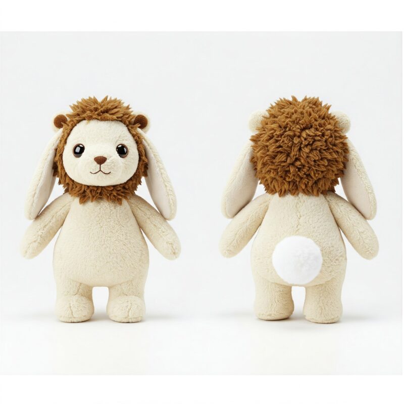 Fluffaroo the Cotton-Tailed Lion™ – Adorably Fierce Hybrid Plush | Abnomals™ Exclusive