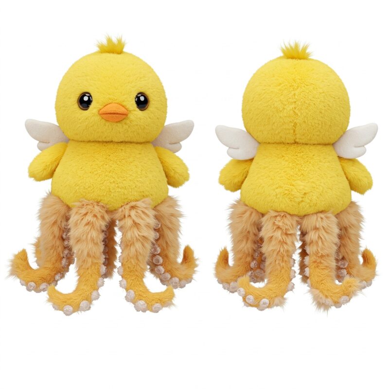 Chicktopus the Feathered Tentacle™ – A Whimsical Hybrid Plush | Abnomals™ Exclusive