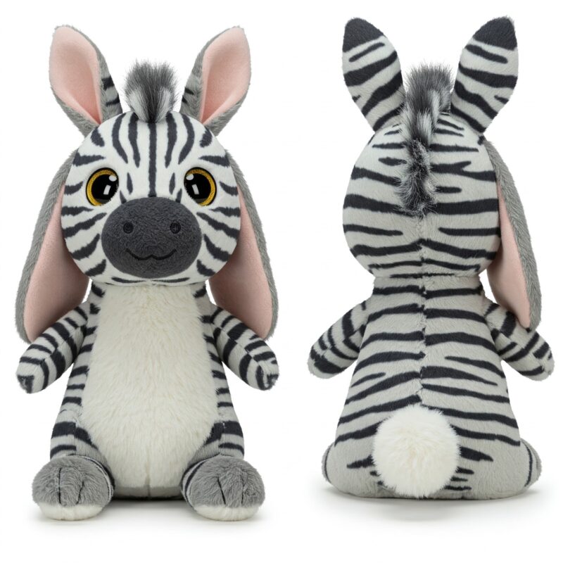 Zebrabbit the Striped Hopper™ – A Unique Hybrid Plush | Abnomals™ Exclusive