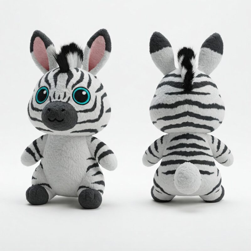 Zebrabbit the Striped Hopper™ – A Unique Hybrid Plush | Abnomals™ Exclusive