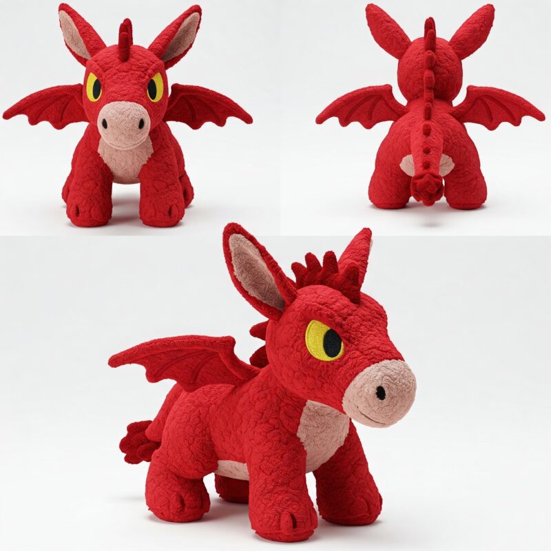 Draydon the Fierce Companion™ – The Ultimate Hybrid Plush | Abnomals™ Exclusive