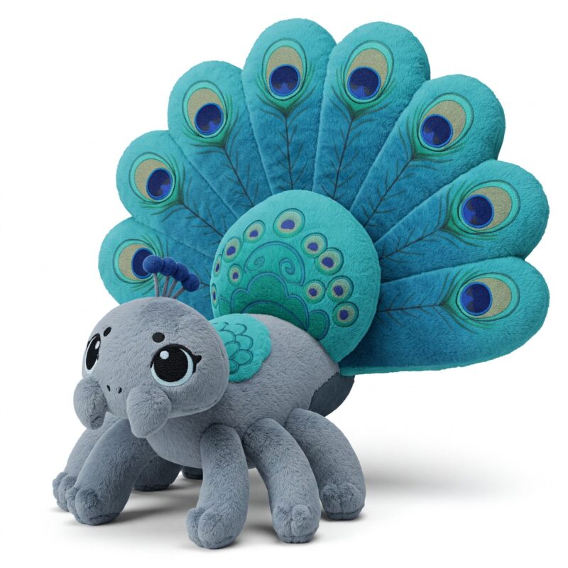 Peaspider the Ornate Weaver™ – A Unique Hybrid Plush | Abnomals™ Exclusive