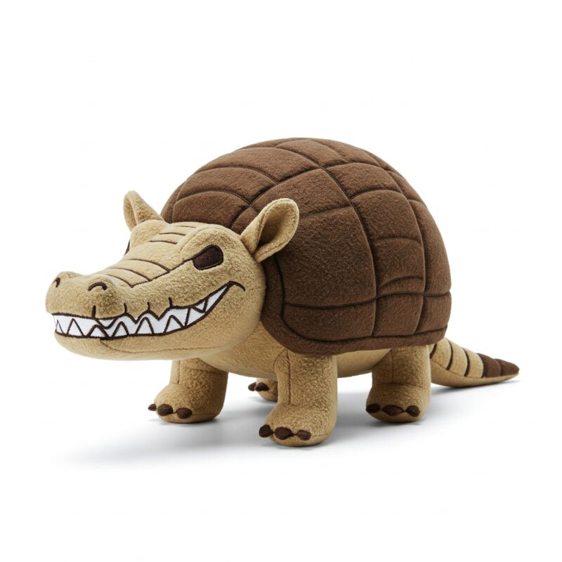 Crocodillo the Armored Snapper™ – A Bold Hybrid Plush | Abnomals™ Exclusive