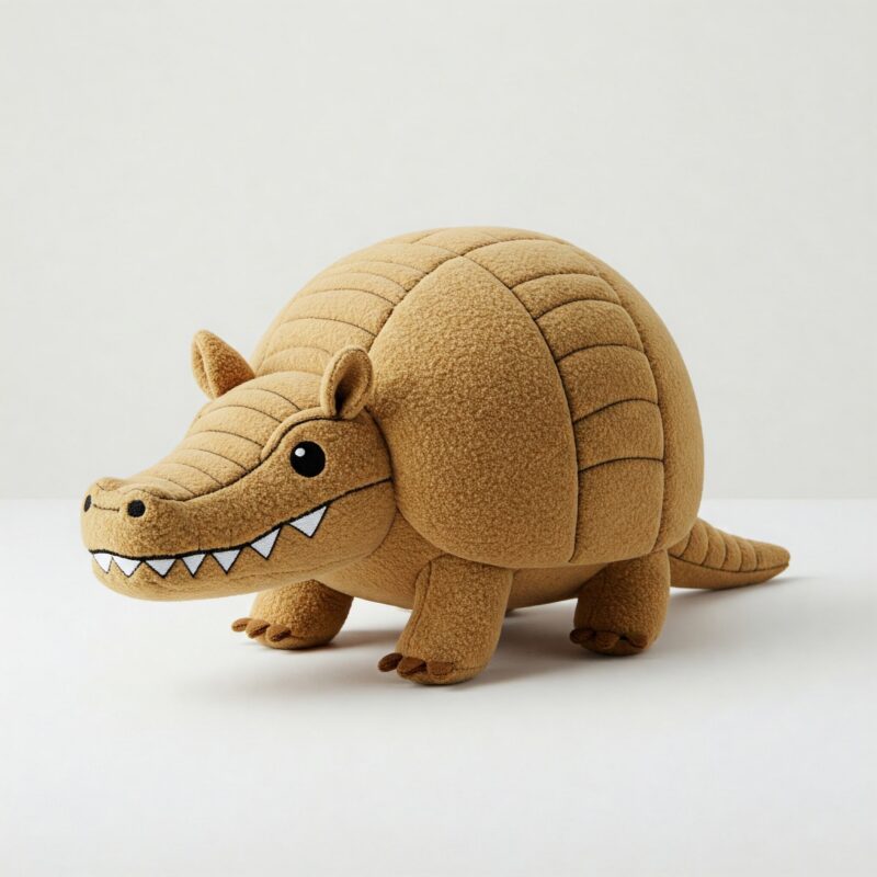 Crocodillo the Armored Snapper™ – A Bold Hybrid Plush | Abnomals™ Exclusive