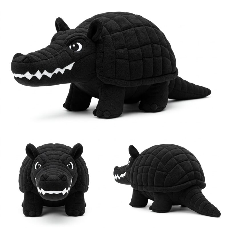 Crocodillo the Armored Snapper™ – A Bold Hybrid Plush | Abnomals™ Exclusive