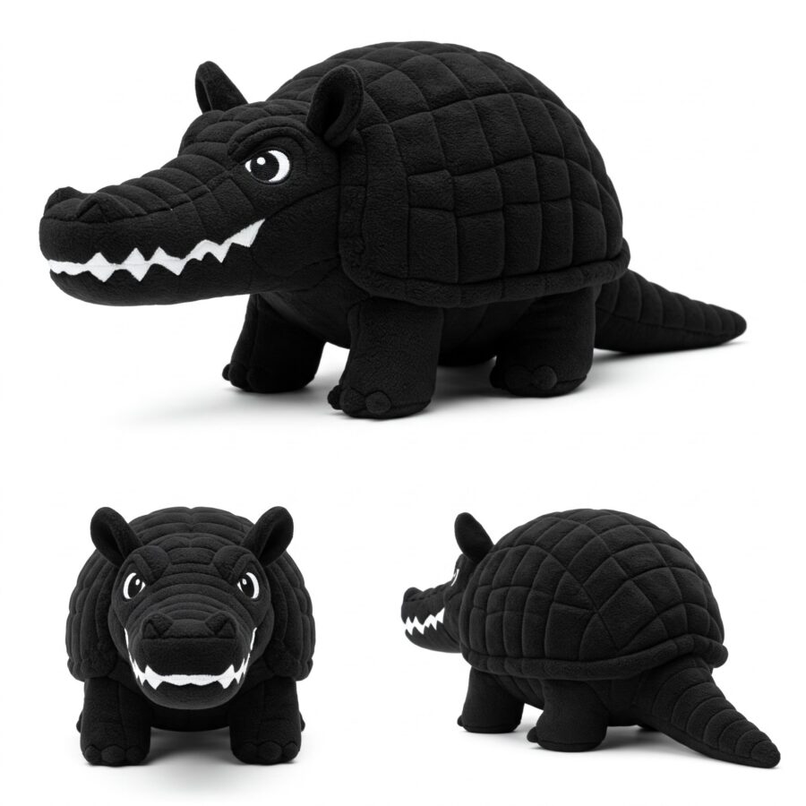 Crocodillo the Armored Snapper™ – A Bold Hybrid Plush | Abnomals™ Exclusive