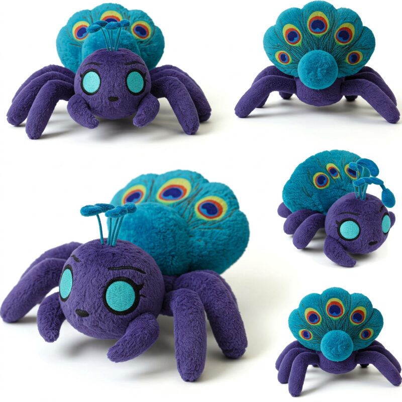 Peaspider the Ornate Weaver™ – A Unique Hybrid Plush | Abnomals™ Exclusive