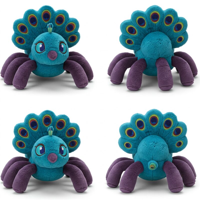 Peaspider the Ornate Weaver™ – A Unique Hybrid Plush | Abnomals™ Exclusive