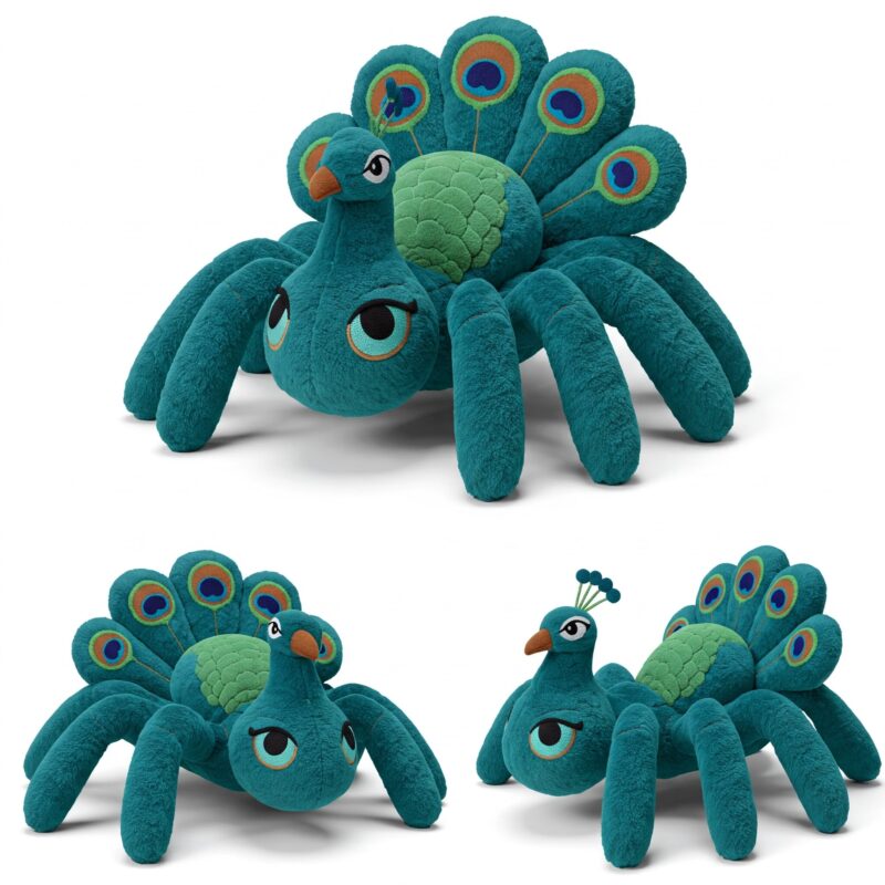 Peaspider the Ornate Weaver™ – A Unique Hybrid Plush | Abnomals™ Exclusive