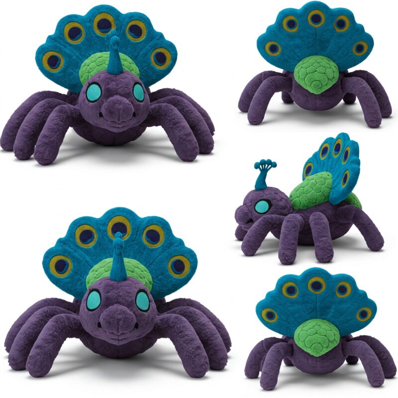 Peaspider the Ornate Weaver™ – A Unique Hybrid Plush | Abnomals™ Exclusive