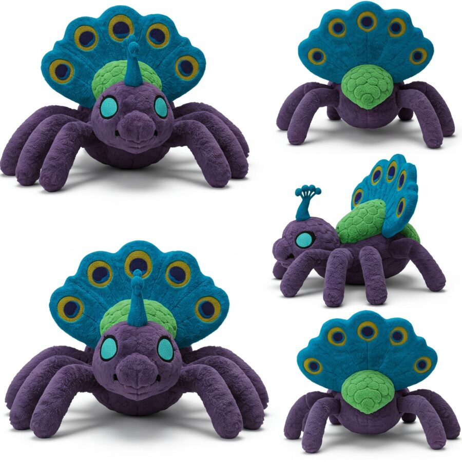 Peaspider the Ornate Weaver™ – A Unique Hybrid Plush | Abnomals™ Exclusive