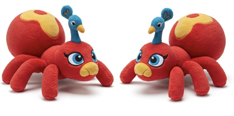 Peaspider the Ornate Weaver™ – A Unique Hybrid Plush | Abnomals™ Exclusive