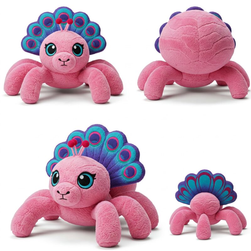 Peaspider the Ornate Weaver™ – A Unique Hybrid Plush | Abnomals™ Exclusive