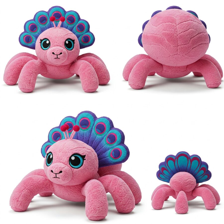 Peaspider the Ornate Weaver™ – A Unique Hybrid Plush | Abnomals™ Exclusive
